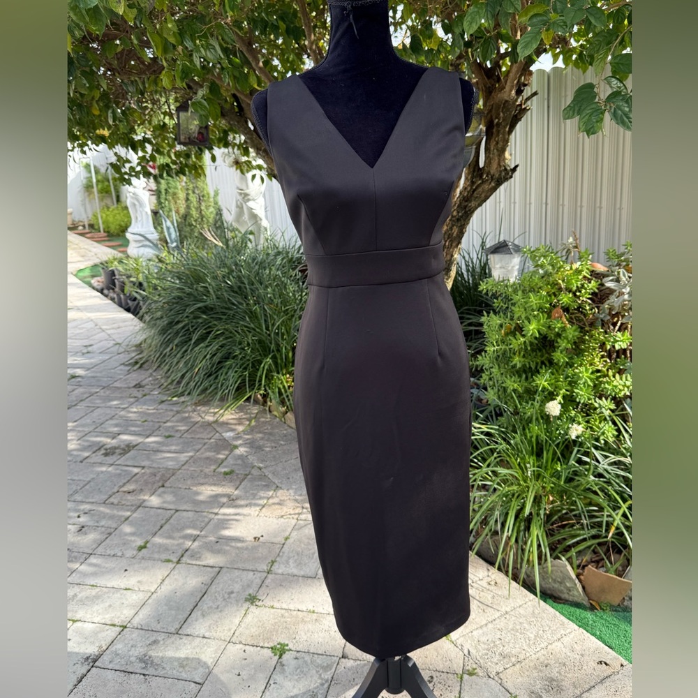 Pinup Black Midi Dress